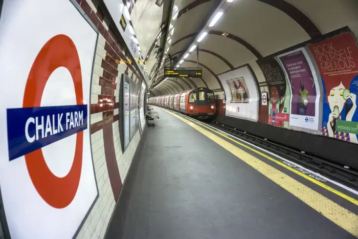 Framed Print : Europe, United Kingdom, England, London, Chalk Farm tube station Framed Print : Europe, United Kingdom, England, London, Chalk Farm tube station