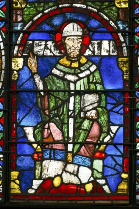 Framed Print : Europe, United Kingdom, England, Kent, Canterbury, medieval stained glass in the cathedral Framed Print : Europe, United Kingdom, England, Kent, Canterbury, medieval stained glass in the cathedral