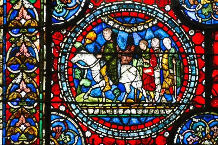 Framed Print : Europe, United Kingdom, England, Kent, Canterbury, medieval stained glass in the cathedral Framed Print : Europe, United Kingdom, England, Kent, Canterbury, medieval stained glass in the cathedral