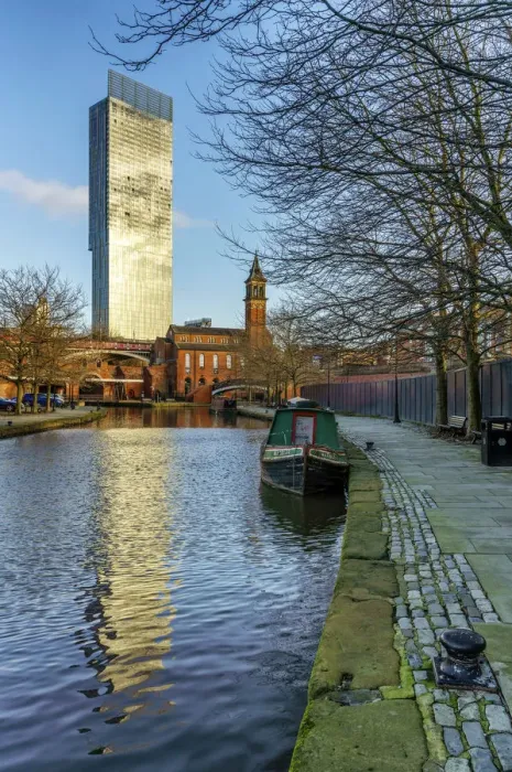 Framed Print : Europe, United Kingdom, England, Lancashire, Manchester, Castlefield Canal Basin