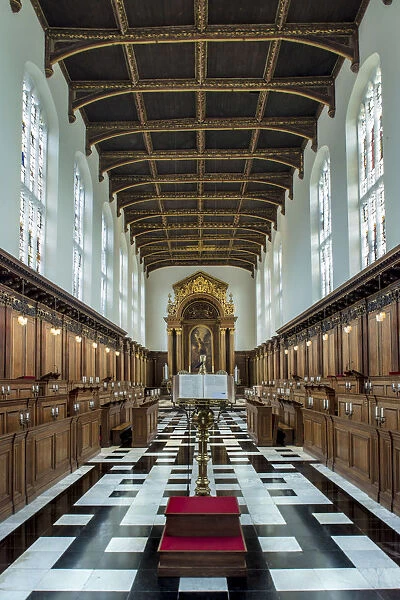 Europe, United Kingdom, England, Cambridge, Cambridge University, Trinity College chapel