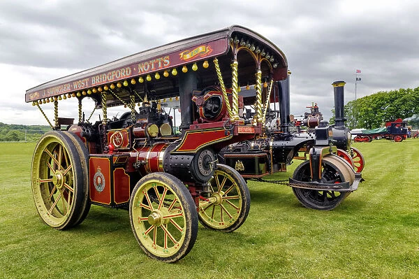 Europe, United Kingdom, England, West Yorkshire, Leeds, Steam Rally, Traction Engine