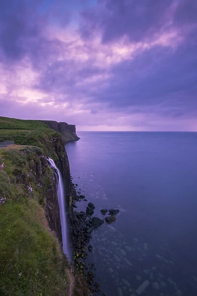 Europe, United Kingdom, Scotland, Hebrides archipelago, Isle of Skye, Mealt waterfall