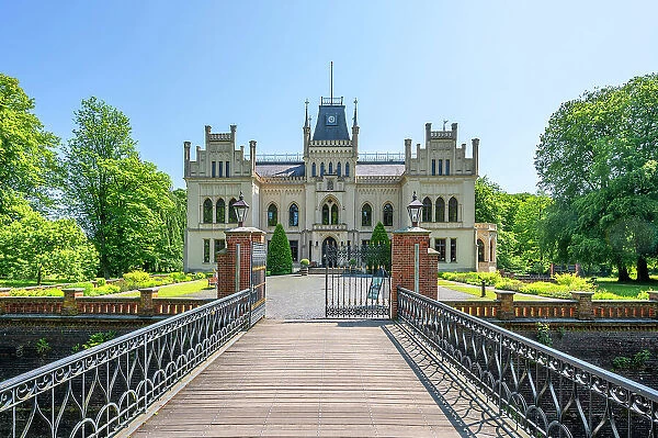 Evenburg castle at Leer, East Frisia, Lower Saxony, Germany