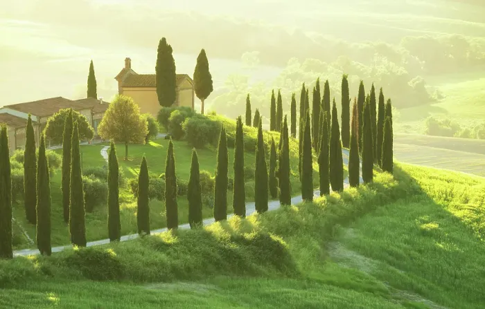 Framed Print : Evening light over Cappella di Baccoleno, Crete Senesi, Tuscany, Italy Framed Print : Evening light over Cappella di Baccoleno, Crete Senesi, Tuscany, Italy
