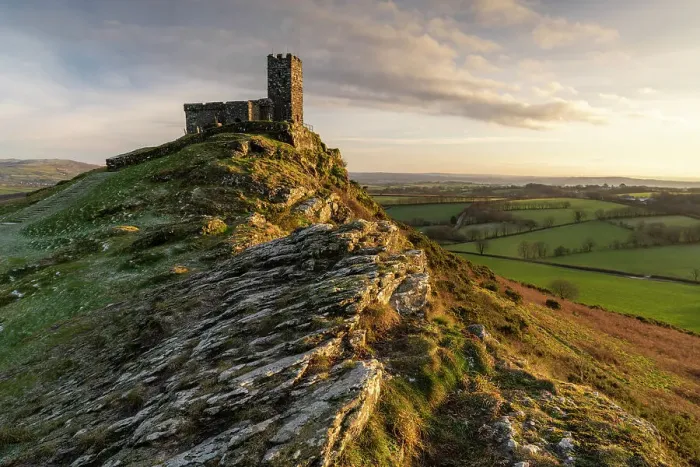 Framed Print : Evening sunlight illuminating Brentor Church in Dartmoor National Park, Devon, England. Winter (December) 2022 Framed Print : Evening sunlight illuminating Brentor Church in Dartmoor National Park, Devon, England. Winter (December) 2022