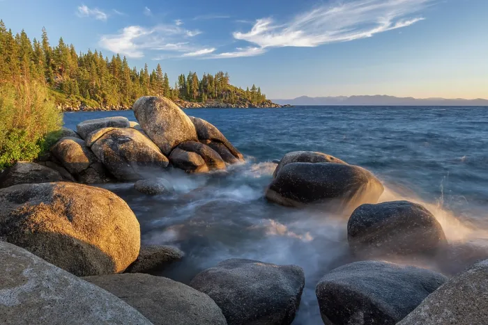 Framed Print : Evening view towards Emerald Cove, Lake Tahoe, Nevada, USA. Summer (August) 2025 Framed Print : Evening view towards Emerald Cove, Lake Tahoe, Nevada, USA. Summer (August) 2025