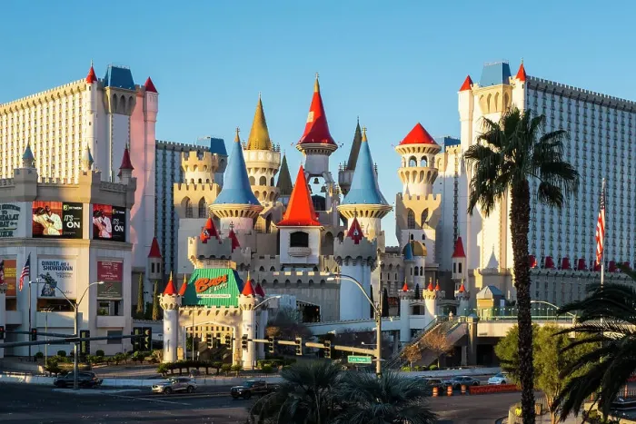 Framed Print : Excalibur Hotel & Casino, The Strip, Las Vegas, Nevada, USA
