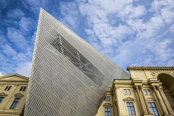Extension by Daniel Libeskind, Militarhistorische Museum, Dresden, Saxony, Germany