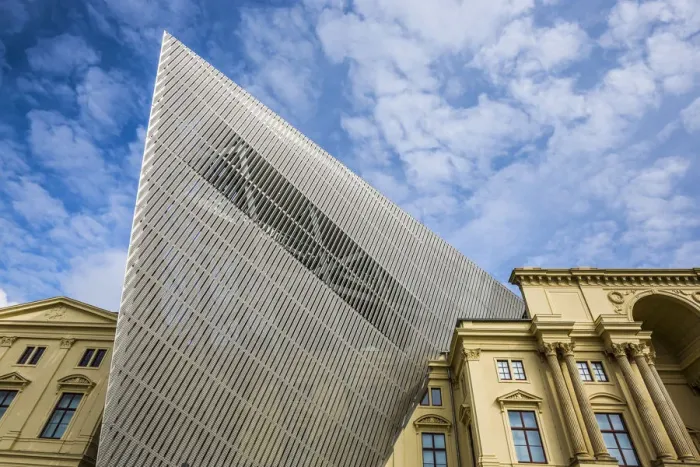 Framed Print : Extension by Daniel Libeskind, Militarhistorische Museum, Dresden, Saxony, Germany Framed Print : Extension by Daniel Libeskind, Militarhistorische Museum, Dresden, Saxony, Germany