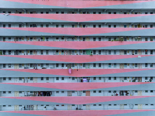 Exterior of Apartment Building, Singapore, Asia