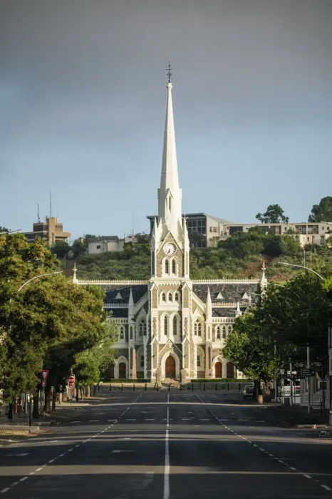 Framed Print : Exterior of Dutch Reformed Church, Graaff-Reinet, Eastern Cape, South Africa Framed Print : Exterior of Dutch Reformed Church, Graaff-Reinet, Eastern Cape, South Africa