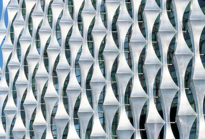 Framed Print : The exterior of the US embassy building in Nine Elms, London, England Framed Print : The exterior of the US embassy building in Nine Elms, London, England