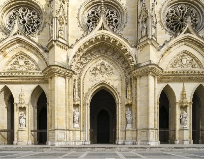 Framed Print : Exterior faazade of Orla ans Cathedral (Basilique Catha drale Sainte-Croix), Orla ans Framed Print : Exterior faazade of Orla ans Cathedral (Basilique Catha drale Sainte-Croix), Orla ans