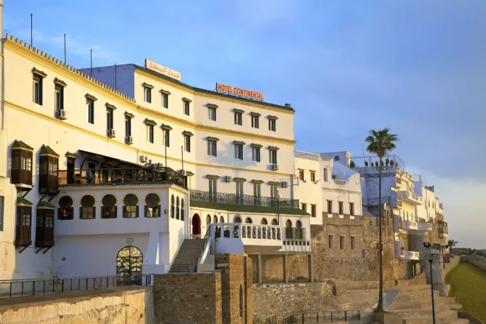 Framed Print : Exterior of Hotel Continental, Tangier, Morocco, North Africa Framed Print : Exterior of Hotel Continental, Tangier, Morocco, North Africa