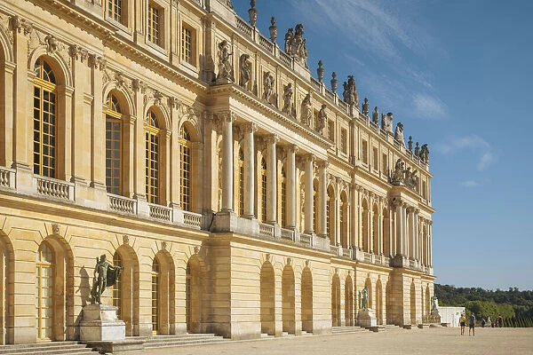 Exterior of Palace of Versailles, Paris, France