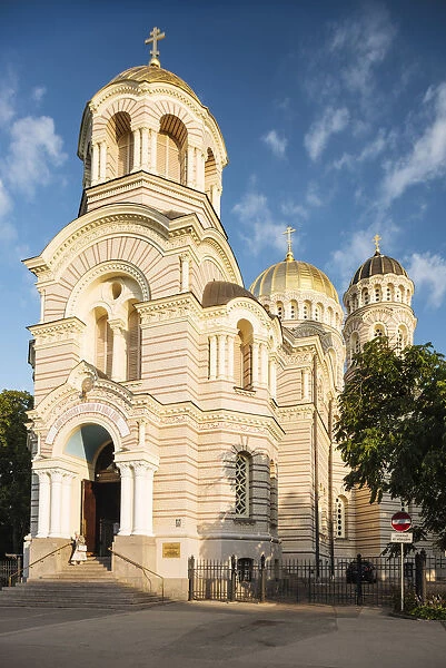 Exterior of Riga Nativity for Christ Orthodox Cathedral, Riga, Latvia, Baltic States