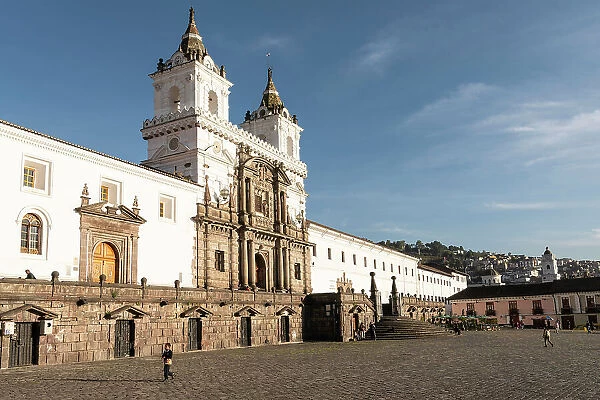 Exterior of San Francisco Catholic Church, Plaza de San Francisco, Quito, Pichincha, Ecuador