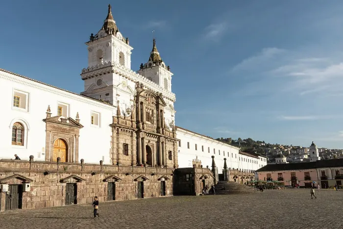 Framed Print : Exterior of San Francisco Catholic Church, Plaza de San Francisco, Quito, Pichincha, Ecuador Framed Print : Exterior of San Francisco Catholic Church, Plaza de San Francisco, Quito, Pichincha, Ecuador