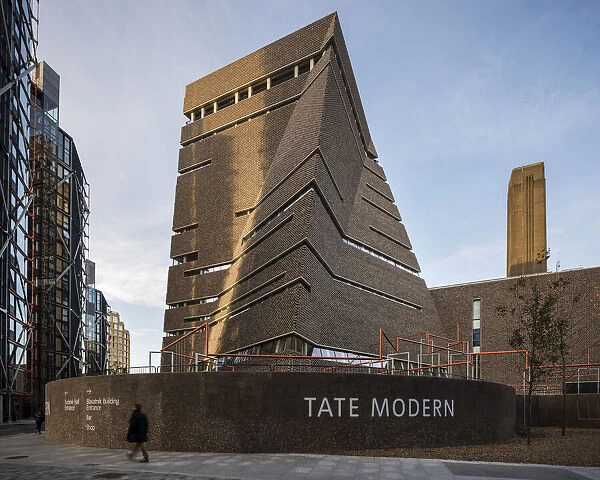 Exterior of Tate Modern Extension, London, UK