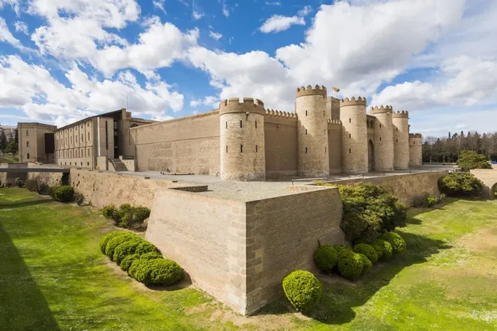 Framed Print : External view of Aljaferia palace. Zaragoza, Aragon, Spain Framed Print : External view of Aljaferia palace. Zaragoza, Aragon, Spain