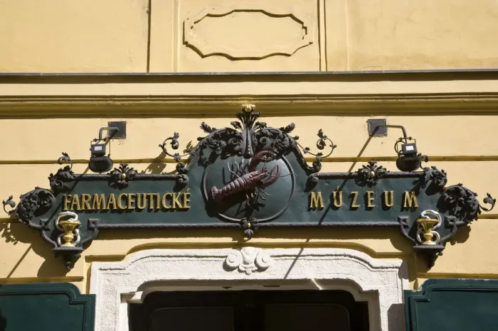 Framed Print : The Facade of the 16th century Pharmacy Museum, Bratislava, Slovakia Framed Print : The Facade of the 16th century Pharmacy Museum, Bratislava, Slovakia