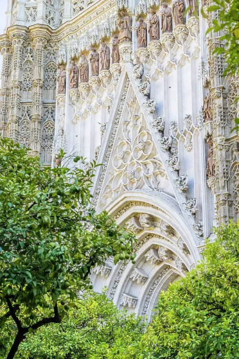 Framed Print : Facade above the Door of the Conception, Seville cathedral, Seville, Andalusia, Spain Framed Print : Facade above the Door of the Conception, Seville cathedral, Seville, Andalusia, Spain
