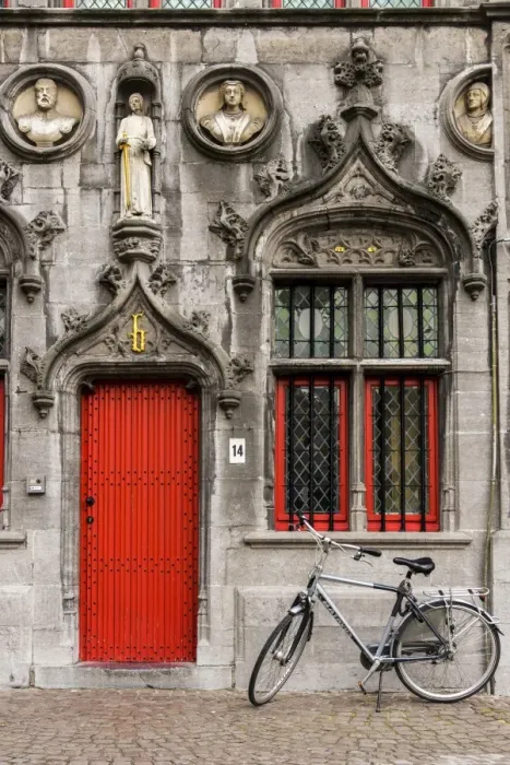 Framed Print : Detail of the facade of Holy Blood Basilica (Heilig Bloedbasiliek), Burg, Bruges Framed Print : Detail of the facade of Holy Blood Basilica (Heilig Bloedbasiliek), Burg, Bruges