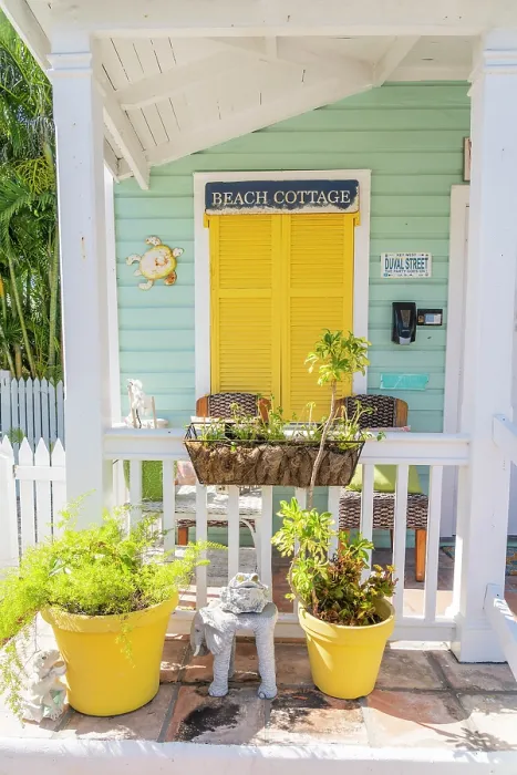 Framed Print : Facade, Key West, Florida, USA Framed Print : Facade, Key West, Florida, USA