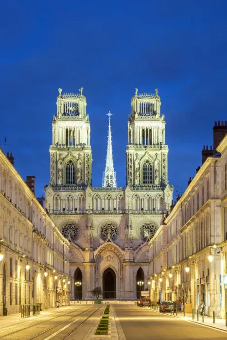 Framed Print : Facade of Orleans Cathedral (Basilique Cathedrale Sainte-Croix) Framed Print : Facade of Orleans Cathedral (Basilique Cathedrale Sainte-Croix)