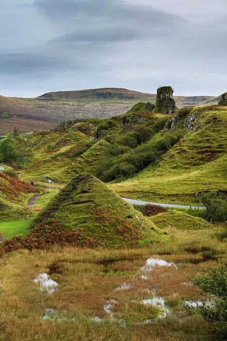 Framed Print : Fairy Glen, Isle of Skye, Scotland Framed Print : Fairy Glen, Isle of Skye, Scotland