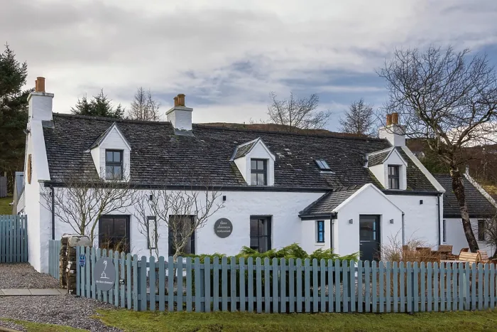 Framed Print : The famous Three Chimneys Restaurant at Colbost on the Isle of Skye, Scotland. Winter (February) 2025 Framed Print : The famous Three Chimneys Restaurant at Colbost on the Isle of Skye, Scotland. Winter (February) 2025