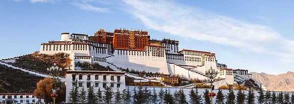 Famous Potala palace, Lhasa, Tibet, China
