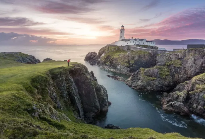 Framed Print : Fanad Head (Faanaid) lighthouse, County Donegal, Ulster region, Ireland, Europe