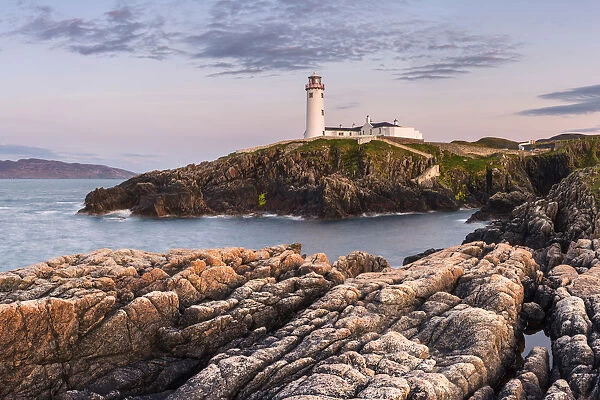 Fanad Head (Faanaid) lighthouse, County Donegal, Ulster region, Ireland, Europe