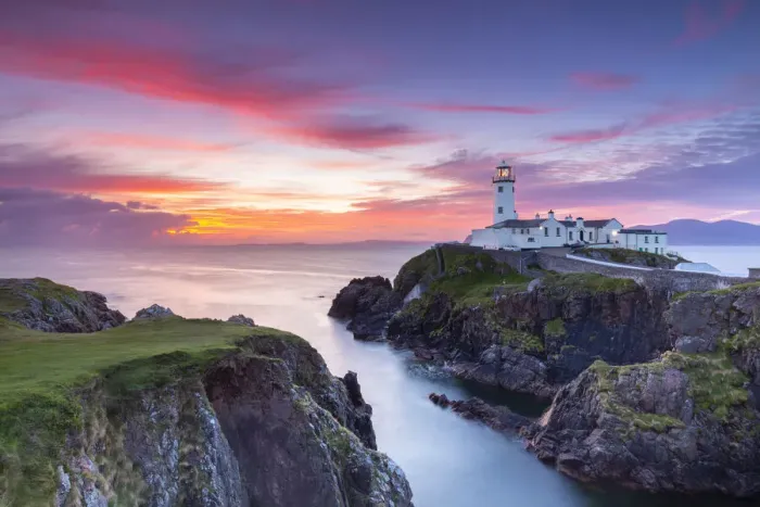 Framed Print : Fanad Head lighthouse at sunrise, County Donegal, Ulster region, Ireland Framed Print : Fanad Head lighthouse at sunrise, County Donegal, Ulster region, Ireland