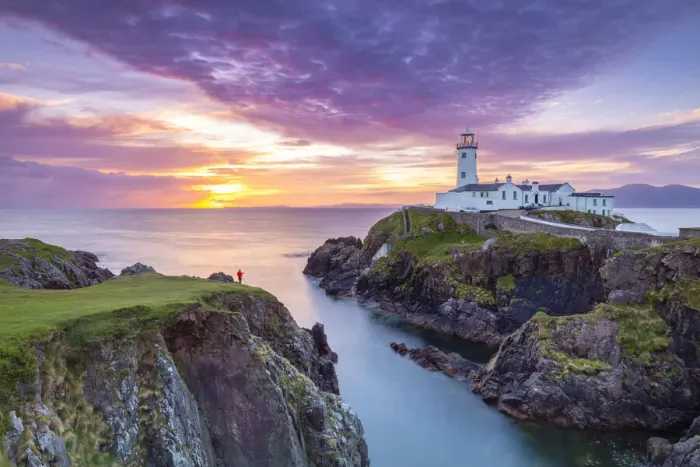 Framed Print : Fanad Head lighthouse at sunrise, County Donegal, Ulster region, Ireland Framed Print : Fanad Head lighthouse at sunrise, County Donegal, Ulster region, Ireland