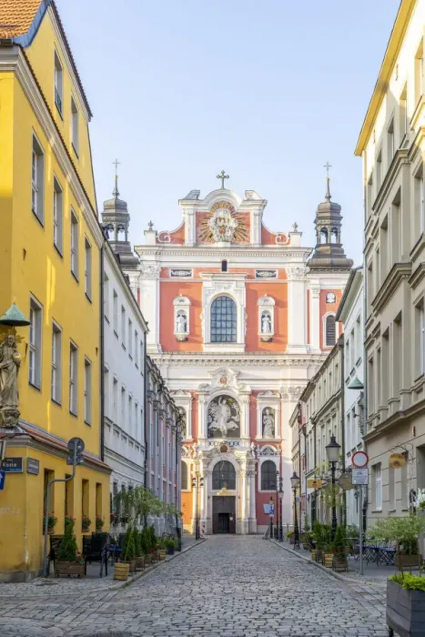 Framed Print : Fara Church or the Parish Church of St. Stanislaus, Old Town, Poznan, Poland Framed Print : Fara Church or the Parish Church of St. Stanislaus, Old Town, Poznan, Poland