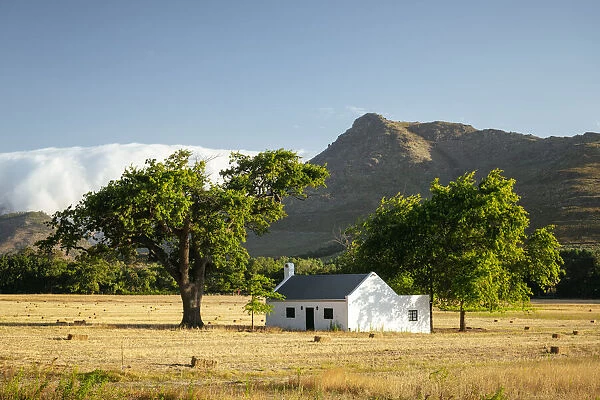 Farm building near Franschhoek, Western Cape, South Africa