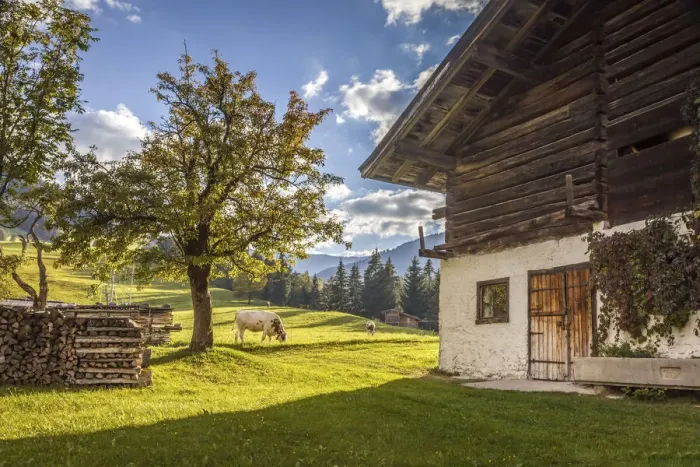 Framed Print : Farm near Leogang, Salzburger Land, Austria Framed Print : Farm near Leogang, Salzburger Land, Austria