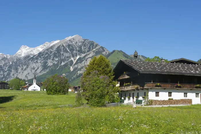 Framed Print : Farmhouse and Chapel in Pertisau, Lake Achensee, Tyrol, Austria, Europe Framed Print : Farmhouse and Chapel in Pertisau, Lake Achensee, Tyrol, Austria, Europe