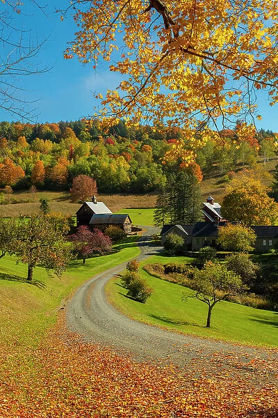 Farmstead near Woodstock, Vermont, USA