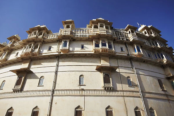 Fateh Prakash Palace Hotel inside City Palace complex, Udaipur, Rajasthan, India