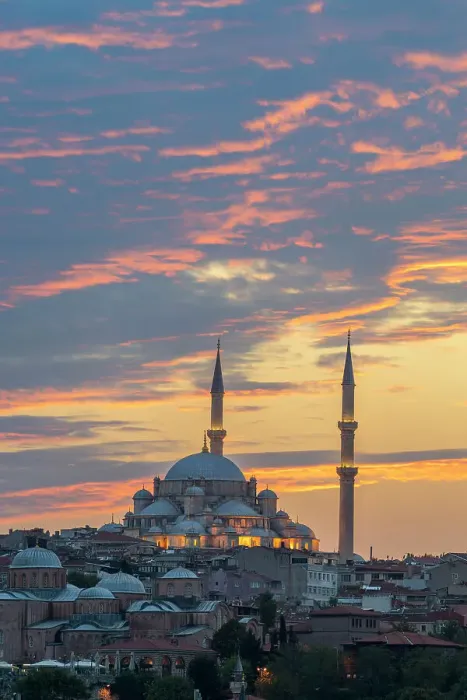 Framed Print : Fatih Mosque and Zeyrek Mosque against sky at sunset, UNESCO, Fatih District, Istanbul Province, Turkey Framed Print : Fatih Mosque and Zeyrek Mosque against sky at sunset, UNESCO, Fatih District, Istanbul Province, Turkey