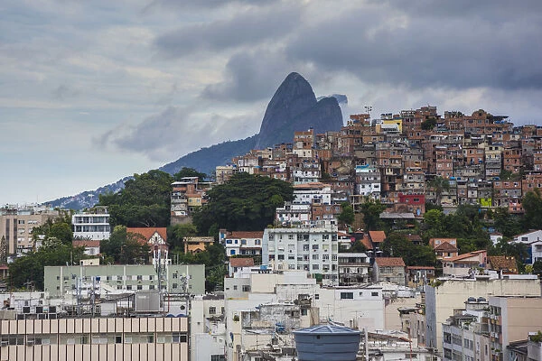A favela in downtown Rio de Janeiro, Brazil