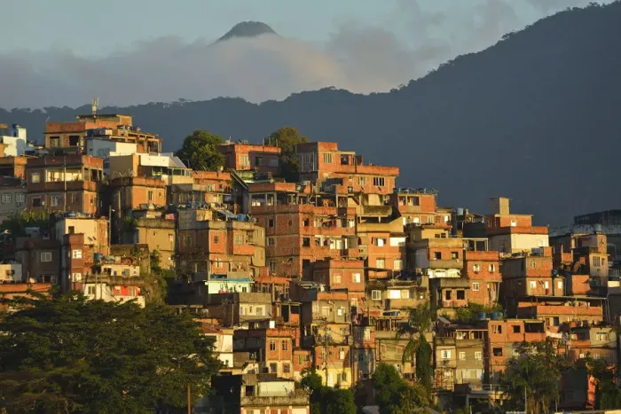 Framed Print : Favela above Rio de Janeiro, Brazil, South America Framed Print : Favela above Rio de Janeiro, Brazil, South America