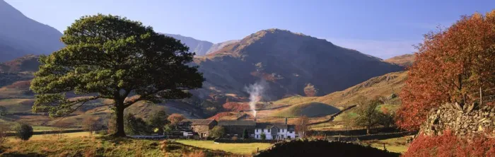 Framed Print : Fell Foot Farm, Lake District National Park, Cumbria, England