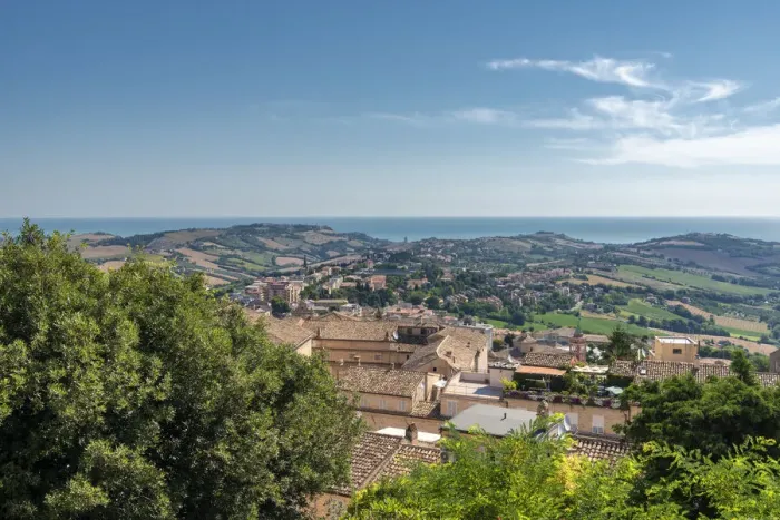 Framed Print : Fermo, province of Fermo, Marche, Italy, Europe. View from Fermo to the Adriatic Sea Framed Print : Fermo, province of Fermo, Marche, Italy, Europe. View from Fermo to the Adriatic Sea