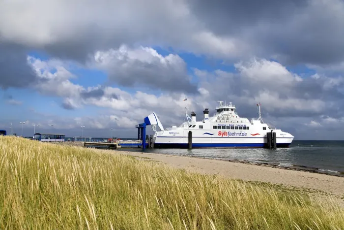 Framed Print : Ferry to Denmark, List, Sylt Island, North Frisian Islands, Schleswig Holstein, Germany Framed Print : Ferry to Denmark, List, Sylt Island, North Frisian Islands, Schleswig Holstein, Germany
