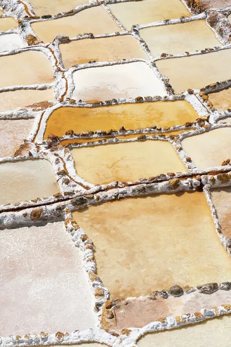 Framed Print : Detail of fields at Maras salt marsh terraces, Salinas de Maras, Cuzco Region, Peru Framed Print : Detail of fields at Maras salt marsh terraces, Salinas de Maras, Cuzco Region, Peru